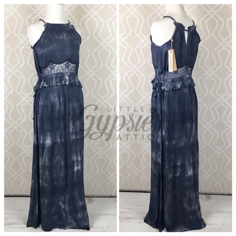 Sarina Mineral Wash and Lace Maxi Dress - Picture 5 of 12